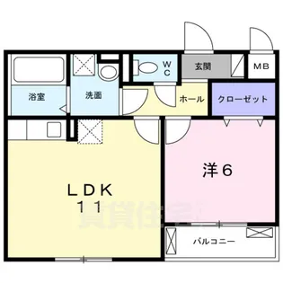 ミレ・グランデ・伏見【2階】の間取り