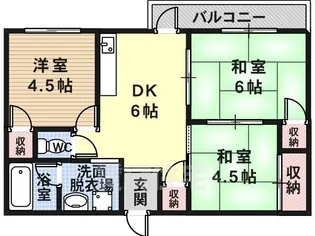 SAMURAIマンション【6階】の間取り
