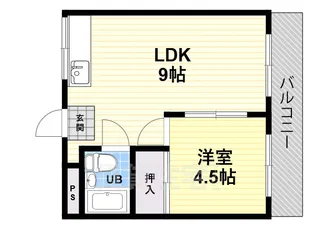 J-Queen西大物【2階】の間取り