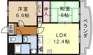 アビタシオン一番【5階】の間取り