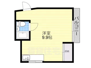 シーズコート住吉【5階】の間取り