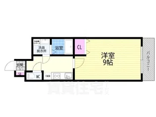 グランレブリー御所西【2階】の間取り