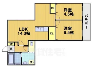 緑樹2【2階】の間取り