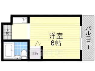 ハイム背戸口【501号室】の間取り