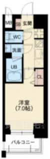 DOUBLE NINE RESIDENCE TENNOJIMINAMI【5階】の間取り