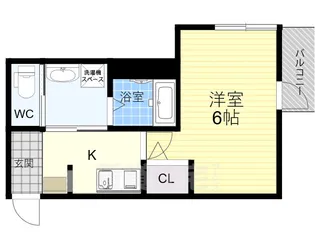 大阪府豊中市本町3丁目【アパート】の間取り