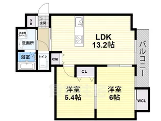 コートメゾン【2階】の間取り