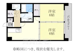 リバーエイト広路【4階】の間取り