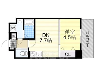 MSR新大阪南【3階】の間取り