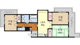 グリーンヒル音聞【3階】の間取り
