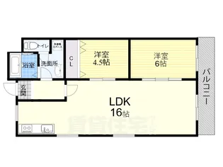 大仲マンション【3階】の間取り