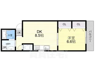 kukuluEXE古市【3階】の間取り