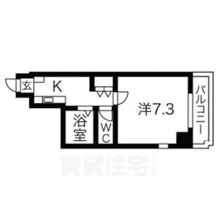 アクティ堀川【5階】の間取り