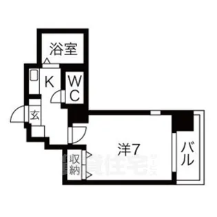 アクティ堀川【10階】の間取り