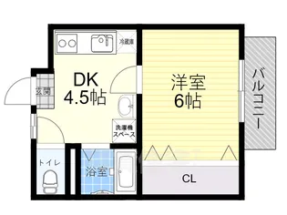 フレンドII大成【3階】の間取り
