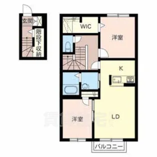 シャーメゾン秋山C【2階】の間取り