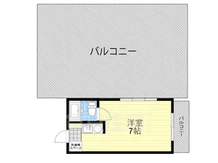 ハイツキャンパス【4階】の間取り