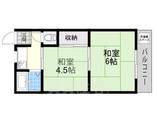 松本文化 B棟【2階】の間取り