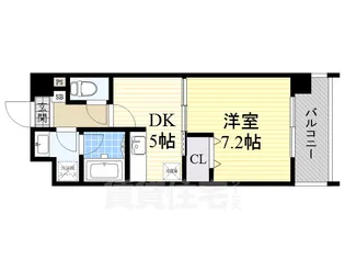 フローラルエヴァン【1階】の間取り