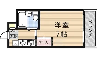 バティマンユニ【2階】の間取り