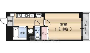 ピースフル二条【3階】の間取り