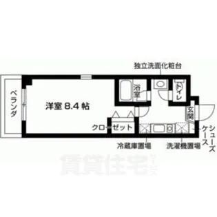 グラシアス【3階】の間取り
