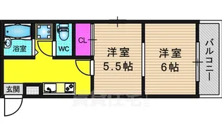 シギハイツ竹田【2階】の間取り