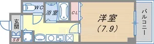 ロイヤルヒル神戸三ノ宮【5階】の間取り