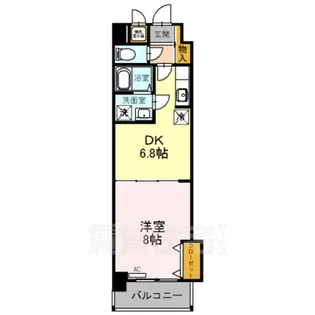 リバーポイント【502号室】の間取り
