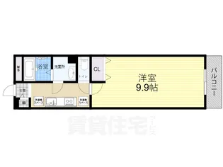 大阪府大阪市淀川区塚本6丁目【マンション】の間取り