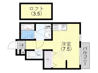 あんしん+潮見台【101号室】の間取り