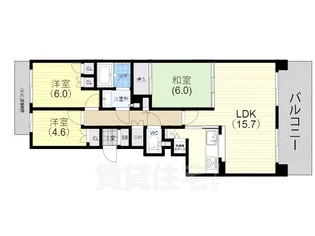 パーク・ハイム神戸熊内町【2階】の間取り