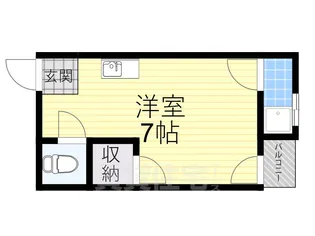 グランビルド長居【1階】の間取り