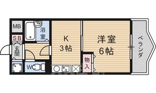 アルカディアシティ【4階】の間取り