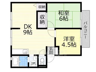 サンガーデンカレン【1階】の間取り