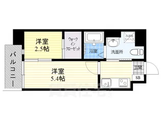 グランフォーレ薬院南【10階】の間取り