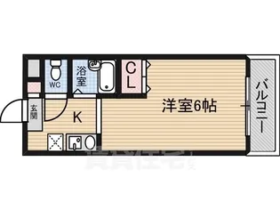 ヒルズ中百舌鳥【2階】の間取り