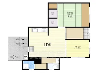 大阪府箕面市桜ケ丘1丁目【一戸建】の間取り