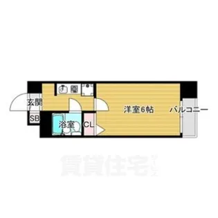 GARNET RESIDENCE 下鴨【3階】の間取り