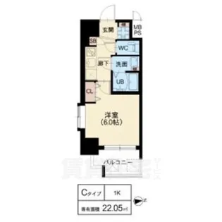 スプランディッド阿倍野【10階】の間取り