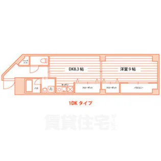 音羽壱番館ISSHA【3階】の間取り