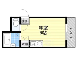 ペントハウス21【4階】の間取り