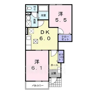 ポポラーレ【1階】の間取り