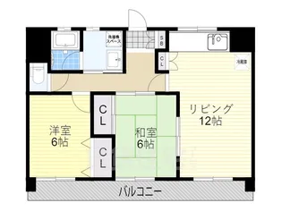 Green Coat【2階】の間取り