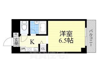 萱野ビル【5階】の間取り