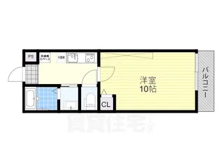 アークリード大津北【1階】の間取り