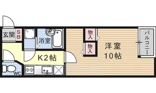 プレシャスコート【2階】の間取り