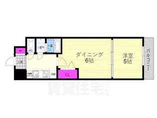 ファーストフィオーレ京都西京極【7階】の間取り