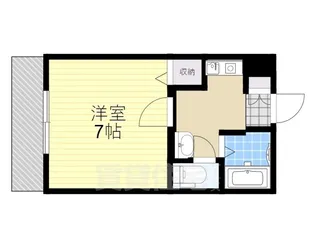 大阪府堺市北区黒土町【マンション】の間取り