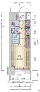 プレサンス上前津エレスタ【14階】の間取り